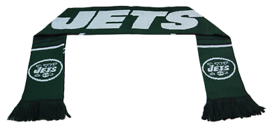 New York Jets NFL Football Team Knit Scarf by Forever Collectibles - £14.89 GBP