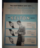 Vintage Kelton Watch Print Magazine Advertisement 1946 - $13.70 CAD