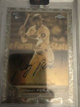 2022 Topps Gilded Chrome Cast In Gold Jeremy Pena RC AUTO /199 Houston Astros - £157.45 GBP
