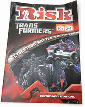 Risk Transformers spare parts pieces Command Manual Rule book Instructions - $1.99