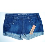 Juniors Blue Asphalt Denim Shorts Size : 13 - £5.41 GBP