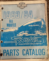 1993 1994 Harley Sportster Parts Catalog Manual Book Five-Speed OEM 99451-94 - $17.99