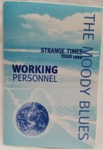 THE MOODY BLUES - VINTAGE ORIGINAL 1999 CONCERT CLOTH BACKSTAGE PASS *LA... - $186.40 MXN