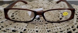 CHEETAH EYEWEAR ~ +2.25 ~ Reading Glasses ~ Brown Acrylic Frames ~ O6 - $28.06 CAD