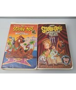 2 Scooby-Doo VHS Lot , Spookiest Tales &amp; Goes Hollywood - $16.83