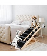 Dog Ramp For Bed, 46.5 Pet Ramps, 6 Adjustable From 12.3-28 Portable Foldi - $81.99