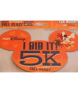 New 2017 runDisney Marathon Car Magnet 5 K I Did It! Fall Feast Challenge - $18.69