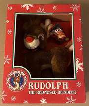 Vintage Rudolph The Red-Nosed Reindeer Robert L. May Plush Golden Anniversary - £19.58 GBP