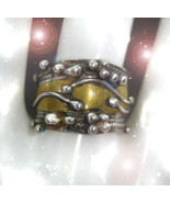 HAUNTED ANTIQUE RING CROSS OF THE SACRED SEAL HIGHEST LIGHT COLLECTION M... - $537.77