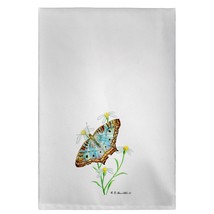 Betsy Drake Peacock Butterfly Guest Towel - £27.77 GBP