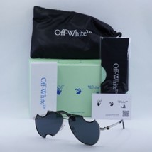 Off-White OERI071 DALLAS 7207 Silver/Dark Grey 62-11-145 Sunglasses New ... - £191.63 GBP