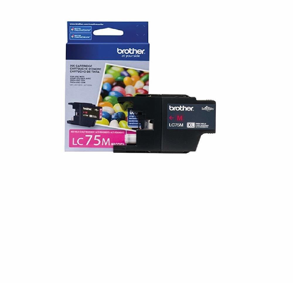 brother int l (supplies) lc75m lc75m magenta ink cartridge for mfc-j6510... - $11.93