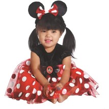 My First Disney Costume - Minnie Mouse Costume - Black/Red/White - 12-18... - £16.51 GBP