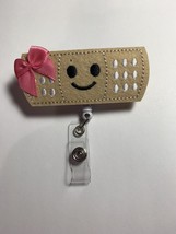 badge reels retractable id holders.  Adorable Bandaid Feltie. - £7.12 GBP