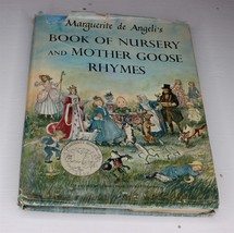 Book of Nursery and Mother Goose Rhymes by Marguerite De Angeli (1954 Hardcover) - £9.21 GBP