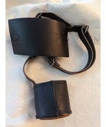 C Bruno &amp; Son Black Leather Flag Holder Belt 3499 Adjustable - $39.59