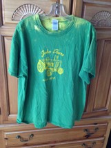 john deere green tie dyed t shirt size large by delta magnum weight - £14.88 GBP