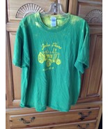 john deere green tie dyed t shirt size large by delta magnum weight - £15.17 GBP