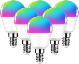 Dogain A15 Smart Light Bulbs, E12 Base Smart Bulb Rgb Dimmable Color Changing - £46.64 GBP