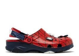 Crocs X Marvel Spider-Man All-Terrain Clog Unisex Size 10 Mens / W 12 - Navy NEW - £40.06 GBP