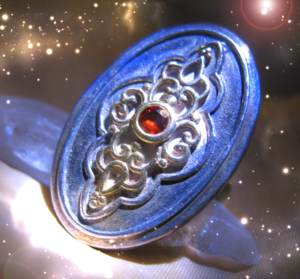 HAUNTED ANTIQUE RING WIZARD&#39;S CROWN RING OF 39 FLAMES HIGHEST LIGHT MAGICK  - $737.77