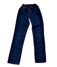 The Childrens Place Girls Skinny Jeans Size 8 Adjustable Waist Blue Dark Wash - £5.44 GBP