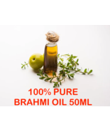 100% PURE - ORGANIC BRAHMI OIL - 50ML - INDIAN PENNYWORT - WATER HYSSOP - $56.76 CAD