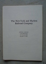 Vintage 1962 New York Railroad Company Annual Report - $20.79