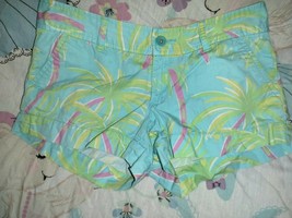 Lilly Pulitzer Palm Tree Colorful  Shorts Sz 2 Walsh Short - £31.10 GBP