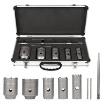 8 Pcs Concrete Hole Saw Kit, 30 35 40 50 60Mm Hole Saw, With Sds Plus, Wall - $741.45 MXN