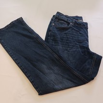 Maurices Mid-Rise Women&#39;s Blue Denim Jeans Size 20 Reg Measured 36x31 - $12.46