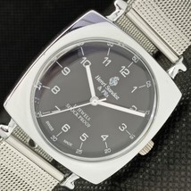 Old Henri Sandoz &amp; Fils Winding Swiss Mens Wrist Mechanical Watch a416571-6 - £18.17 GBP