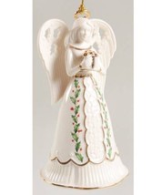 Lenox Collectible Holiday Christmas Angel Bell Horn 6” Figurine Ornament New - £19.78 GBP