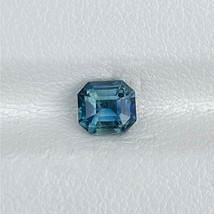 Natural Teal Sapphire 1.02 Cts Asscher Cut Loose Gemstone - £328.55 GBP