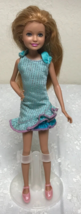 2010 Mattel Stacie Doll Blond Hair Green Eyes Knees Bend Rigid Elbow - £7.65 GBP