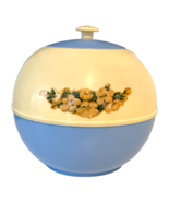 Mid Century Modern Burrita Plastic Canister Cookie Jar Burroughs Corp BLUE - €29,65 EUR