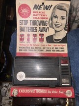 Vintage 1965 Battery Charger Advertising Graphics Deluxe FEDTRO in Original Box  - £10.35 GBP