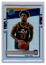 2020-21 Elijah Hughes Donruss Optic Rated Rookie Silver Prizm #192 Utah Jazz - £2.36 GBP