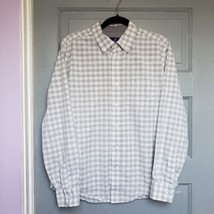 George Classic Fit Men&#39;s Size M (38-40) Long Sleeve Plaid Button-Down Shirt - £13.50 GBP