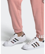 Size 7.5 Stripe Snakeskin adidas Originals Superstar W Floral Twist FW3692 - £91.51 GBP