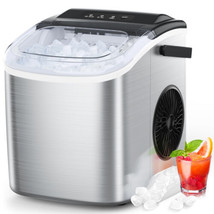 COWSAR Ice Maker Countertop, Stainless Steel Portable Ice Maker Machine - $323.96