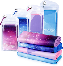 Cooling Towels for Neck and Face, 4 Pack 40" X 12" Cooling Towel for Hot... - $23.29