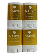 4X Native Limited Sugar Cookie Deodorant Mini Travel Size .35 Oz. Each - $19.95