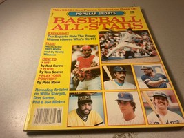 June 1980 Popular Sports Baseball All-Stars Magazine Rod Carew Tom Seaver Rose - £7.85 GBP