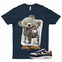 STAY Shirt to Match Air Max 1 Denim Leopard Washed Dark Blue Picante Red Desert - £18.56 GBP+