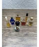 Vintage Lot of 8 Perfumes Destiny L&#39;Horizon Bleu White Shoulder Tresor KG - $33.94 CAD