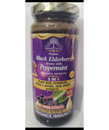 Organic Black Elderberry Honey With Peppermint By Essential Palace 16 OZ - £19.41 GBP