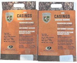 Lot of 2 Mossy Oak Gamekeeper Hog Casings Sausage Making Wild Game Makes... - $17.78