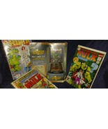 INCREDIBLE HULK PEWTER FIGURE/ 1 SILVER AGE(67) &amp; 2 MODERN 30TH ANN. VF ... - $749.69 MXN