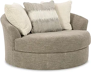 Signature Design by Ashley Creswell Transitional Round Upholstered Oversized Swi - £1,319.98 GBP